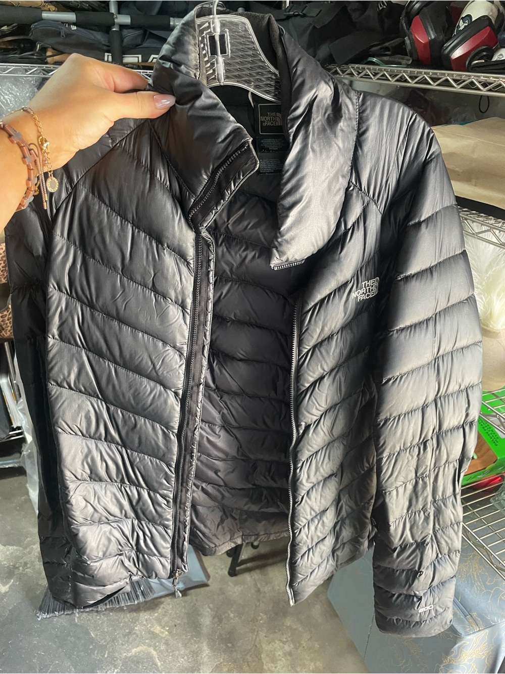 The North Face Black Insulated Packable Jacket